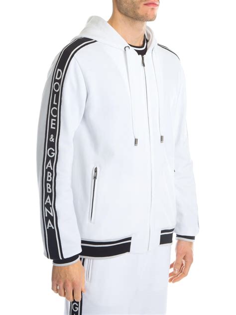 dolce and gabbana zip up hoodie